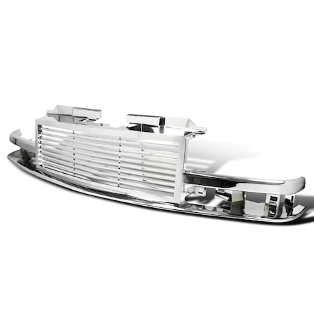 Spec-D Tuning 98-02 Chevrolet S10 Front Grill Chrome HG-S1098C